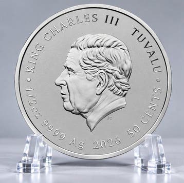 Tuvalu. 50 Cents 2026 – Dune: House Atreides – 1/2 oz Silver