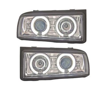 Phares Pour Volkswagen Vw Corrado 88-95 Angel Eyes Ccfl Fond, Autos : Pièces & Accessoires, Verzenden