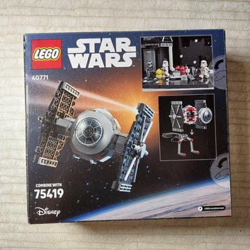Lego Set - Star Wars - LEGO Star Wars 40771 – TIE Fighter, Nieuw