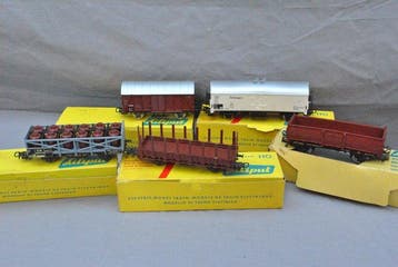 Liliput H0 - Wagon de train miniature (5) - Set de 5 wagons