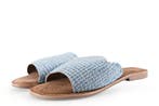 Lazamani Slippers in maat 41 Blauw, Slippers, Lazamani, Zo goed als nieuw, Verzenden