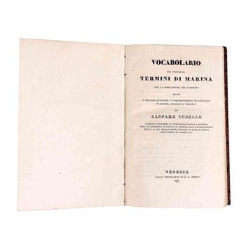 Tonello, Gaspare - Vocabolario dei principali termini di, Antiquités & Art