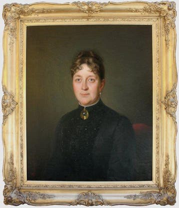 Eduard Swoboda (1814-1902) - Female portrait, Antiquités & Art
