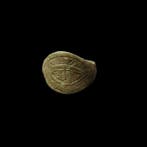 Oud-Romeins Romeinse ring van brons - 100/200 na Chr.