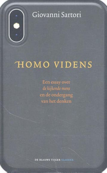 Homo Videns / Klassiek 9789492161864 Giovanni Sartori, Verzenden, Zo goed als nieuw, Giovanni Sartori