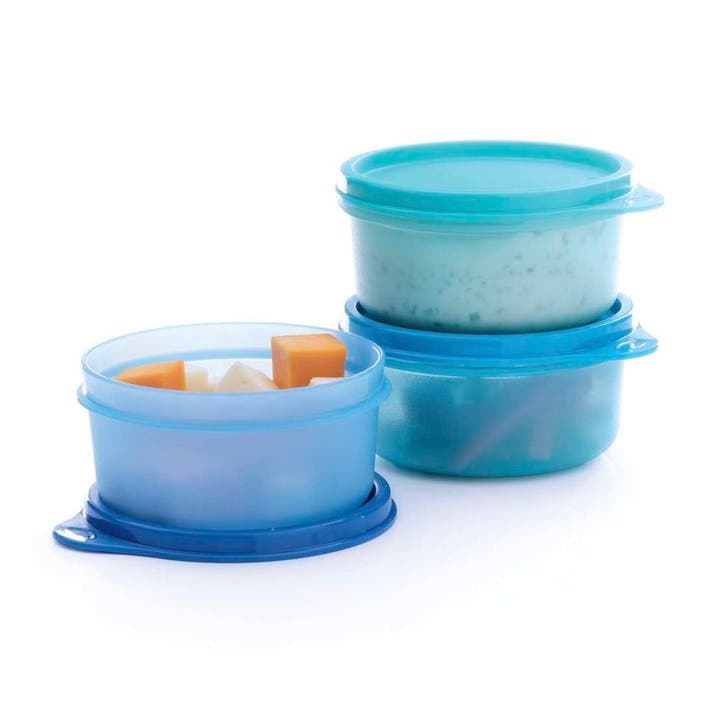 Tupperware Dessert Trio Blauw/Groen, Huis en Inrichting, Keuken | Tupperware, Nieuw, Verzenden