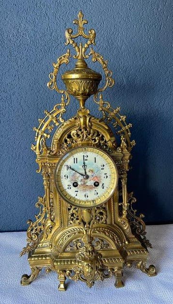 Horloge - Bronze, Verre - 1850-1900 - S. Marti - Méd. Bronze