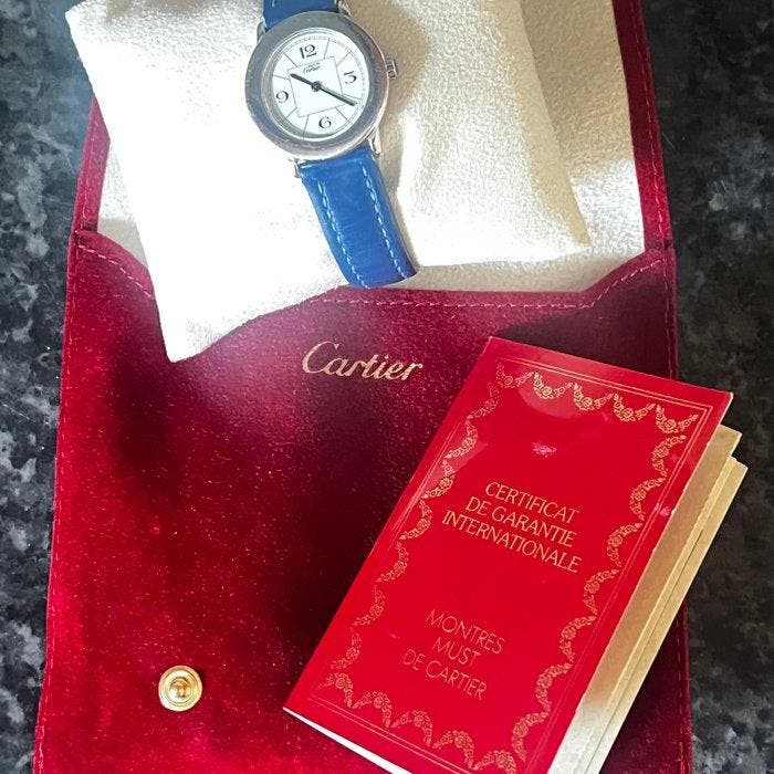 Cartier - Must de Cartier - Zonder minimumprijs - Ronde -, Handtassen en Accessoires, Horloges | Heren