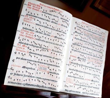 Catholic Church - Antiphonarium Romanum sheet Gregorian