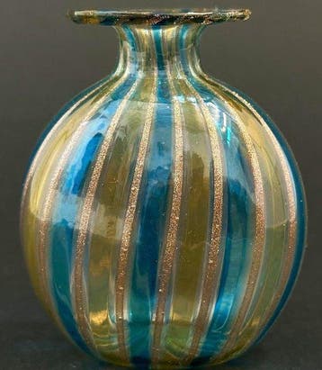 Vasetto Vintage Murano - Anni 60 - Vase - Verre à canne