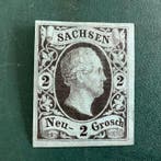 Saksen 1851 - 2 Groschen - MH - Michel 5, Gestempeld