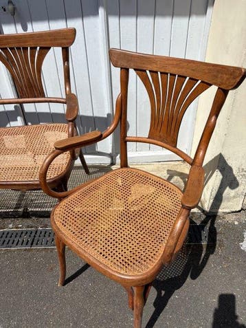 Jakob & Josef Kohn - Fauteuil (3) - Bois