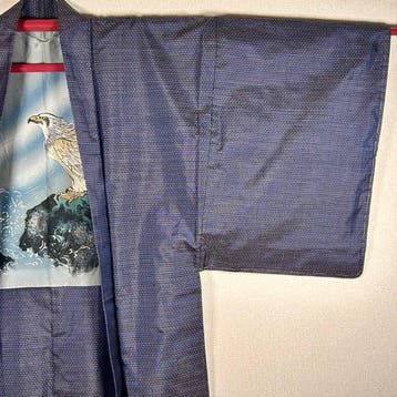 Heren authentieke Oshima Tsumugi lange haori –