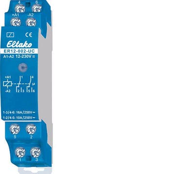 Eltako Er12-002-Uc Relais De Commutation Double 16A 250 V CA, Verzenden