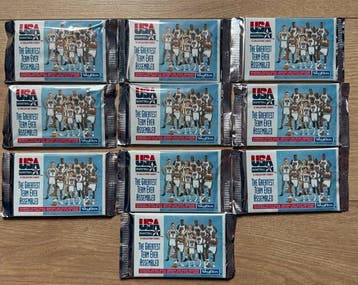 1992 Skybox Michael Jordan, Larry Bird, Magic Johnson - 10, Nieuw