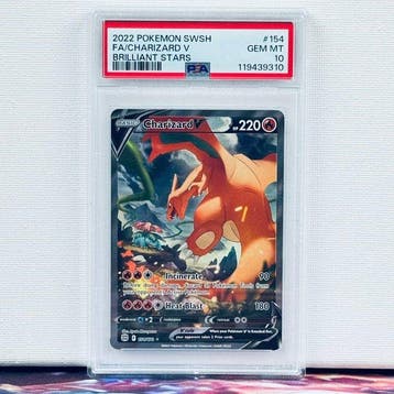 Pokémon Graded card - Charizard 154 - Pokémon - PSA 10
