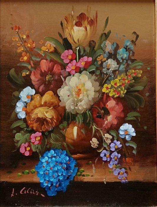 Marco Casci ( Cicas ) - Poesia di colori ( fiori ), Antiquités & Art, Curiosités & Brocante