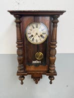 Horloge murale - Junghans - Bois, Laiton - 1900-1910, Antiquités & Art, Antiquités | Horloges