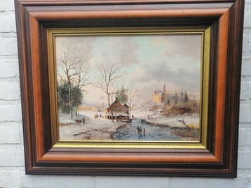 J. Bogman (XX-XXI) - Winter in Holland - NO RESERVE