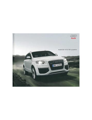 2008 AUDI Q7 HARDCOVER BROCHURE NEDERLANDS, Nieuw