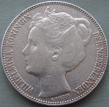 Nederland. Wilhelmina. 2 1/2 Gulden 1898a