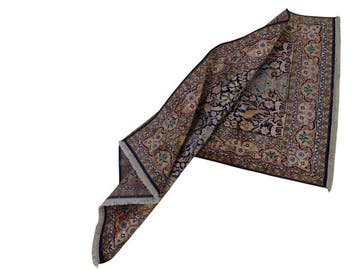 Vintage Zijden Kaschmir - Gereinigd - Vloerkleed - 155 cm -