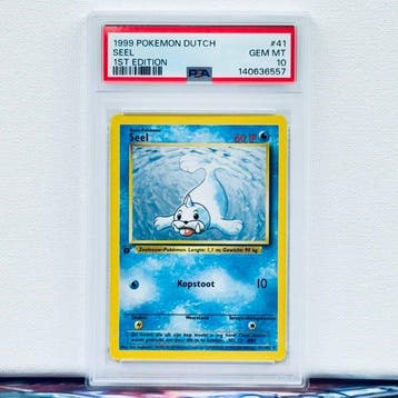 Pokémon Graded card - SEEL #41 1ST EDITION - Pokémon - PSA, Hobby en Vrije tijd, Nieuw