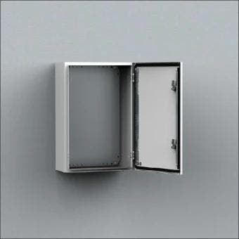 Eldon schakelaarkast leeg staal grijs 300x300x155mm, Verzenden, Nieuw in verpakking