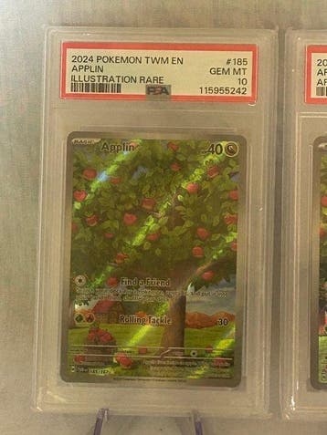 Pokémon - 2 Graded card - Applin Psa 10. EN & JP 185 - 77 -, Nieuw