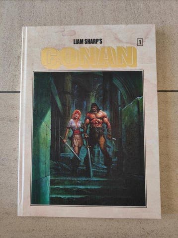 LIAM SHARP - 1 portfolio met originele schets - Conan the, Boeken, Nieuw