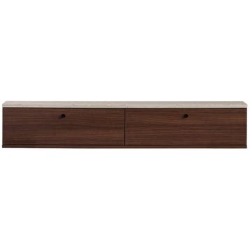 Evila TV-meubel - Houtkleurig/Beige - Nieuw/Ongebruikt -, 100 tot 150 cm, Verzenden, Nieuw, Scandinavisch
