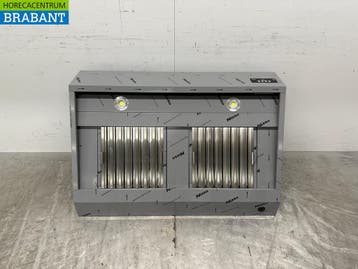 Hotte aspirante en acier combiné et acier inoxydable. Moteur, Articles professionnels, Verzenden