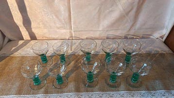 Drinkglas (10) - Uraniumglas