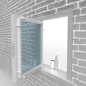 Aluminium voorzetraam 33.A geluidswerend enkel glas gelaagd, Doe-het-zelf en Bouw, Verzenden, Nieuw