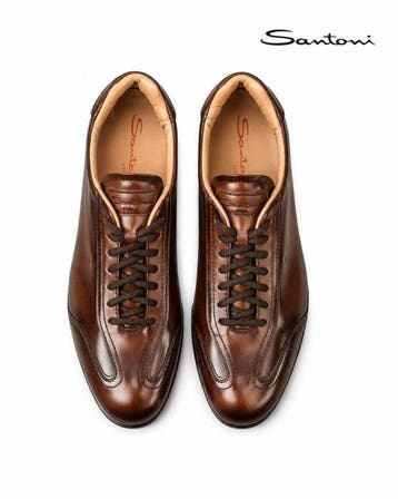 Santoni - Chaussures à lacets - Taille : EU 40.5, Nieuw