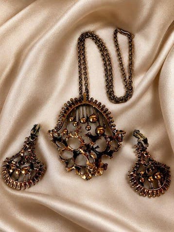 Hannu Ikonenen pour Valo-Kuro - Bronze - Ensemble de bijoux