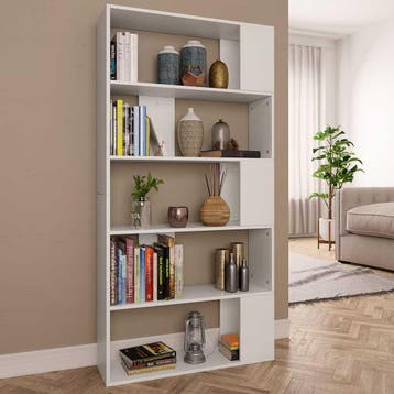 vidaXL Boekenkast / kamerscherm 80x24x159 cm bewerkt hout, Verzenden