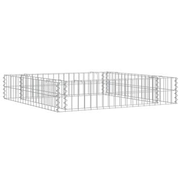 vidaXL Gabion plantenbak verhoogd 100x100x20 cm, Verzenden
