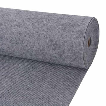 vidaXL Tapijt Grijs 1,2 x 20 m Polyester, Verzenden, Nieuw