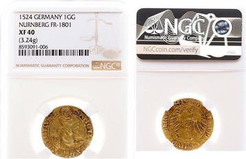 Duitsland Nürnberg, stad Nürnberg. -. Goldgulden 1524