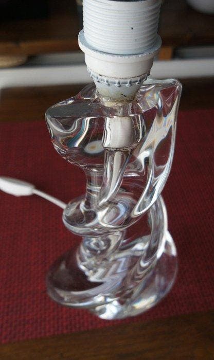 Lampe de table - Cristal, Antiquités & Art, Antiquités | Éclairage