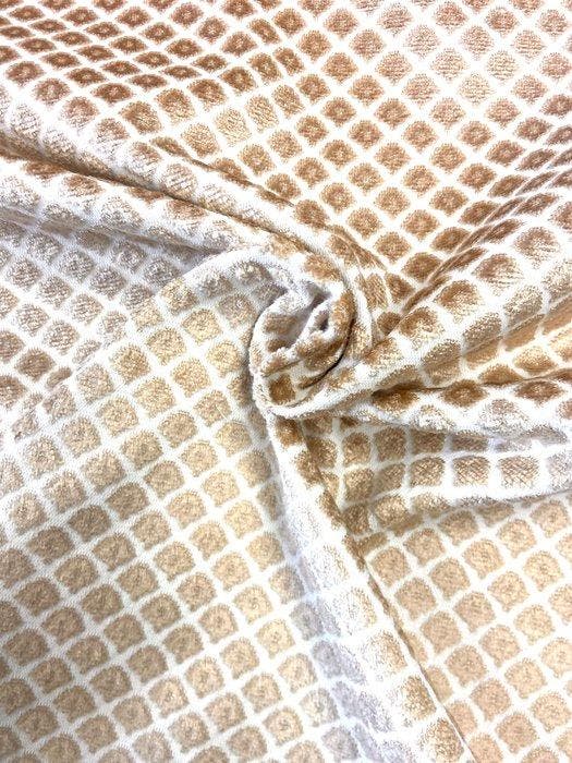 Prachtig fluwelen jacquard met een klein, regelmatig, Antiek en Kunst, Antiek | Tapijten, Tafelkleden en Textiel