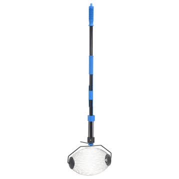 vidaXL Notenverzamelaar 127 cm staal blauw, Verzenden
