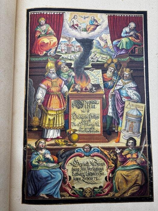 Matthäus Merian - Biblia, das ist Die gantze Heilige, Antiquités & Art, Antiquités | Livres & Manuscrits