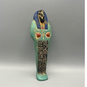 Replica van het oude Egyptische Standbeeld van Thoth, de
