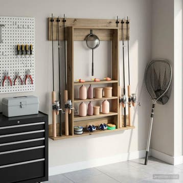 vidaXL Biljartkeu-stand Bewerkt hout 93 x 12 x 103 cm, Sport en Fitness, Verzenden, Nieuw