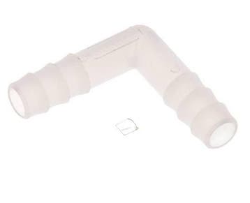 Raccordement de tuyau coudé en PVDF de 9 mm (3/8) [2, Verzenden, Nieuw