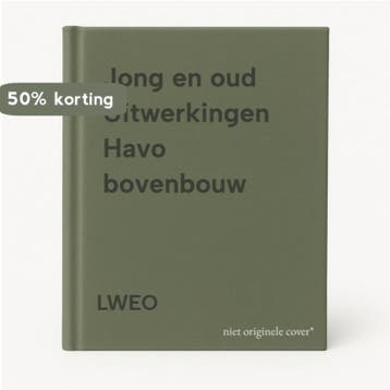 Jong en oud Uitwerkingen Havo bovenbouw 9789461100900 LWEO, Verzenden, Gelezen, LWEO