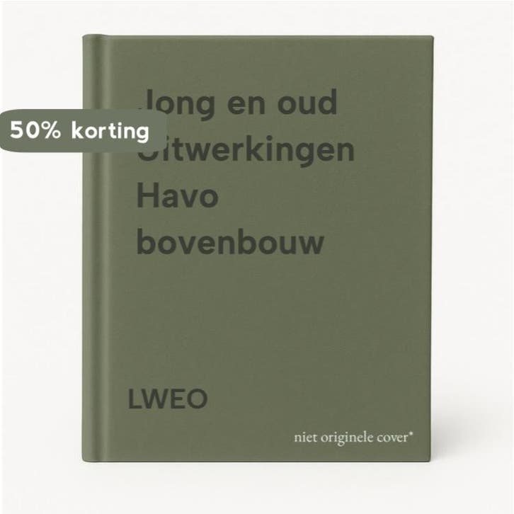 Jong en oud Uitwerkingen Havo bovenbouw 9789461100900 LWEO, Boeken, Schoolboeken, Gelezen, Verzenden