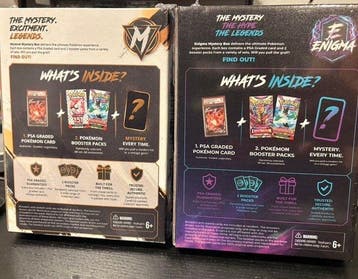 Pokémon - 2 Mystery box - Enigma Mysterybox & Mystral, Nieuw